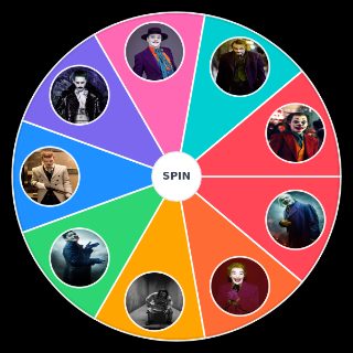 All Live Action Joker Actors Random Generator