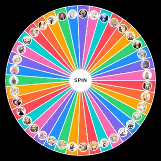 Blonde Haired Waifus Wheel