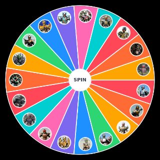 Random Kamen Rider Blade Riders & Forms Wheel