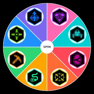Random Deep Rock Galactic (DRG) Mission Types updated Wheel