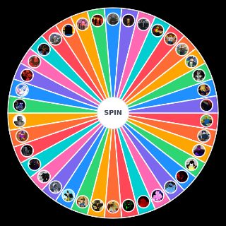 Random Forsaken Roblox all character Wheel