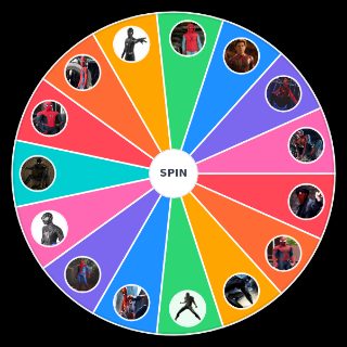 Spin the Wheel: Spiderman suits