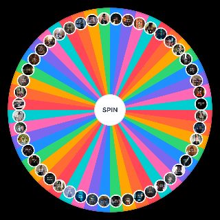 Random 2010s Most popular Rap Songs Wheel