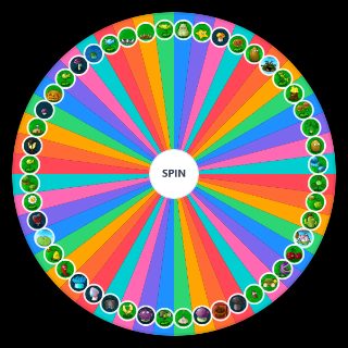 Random Plants VS Zombies Plants Wheel