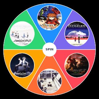 Random Evangelion (Movies And Tv series) Wheel