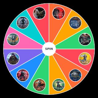 Random Sarah J. Maas Books Wheel