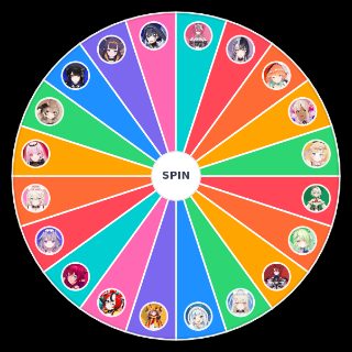 Random Hololive EN Members Wheel