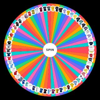 Random Premier League kits 21/22 Wheel