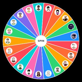 Random Pokemon Idilia Characters Wheel