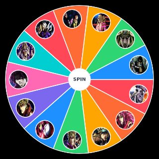 Random JJBA Main Antagonists Wheel