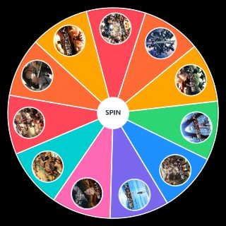 Spin the Wheel: AoT key visuals