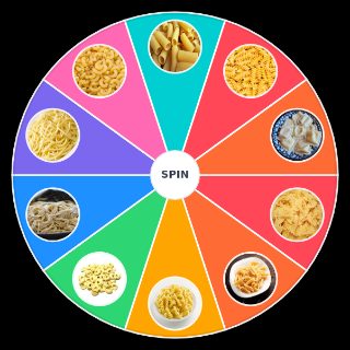 Pick a Random Pasta Shapes