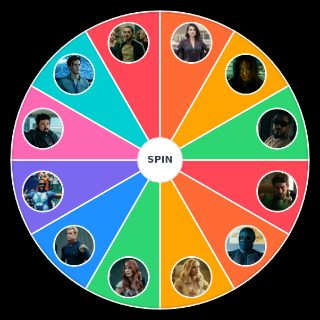 Random The Boys Characters Wheel