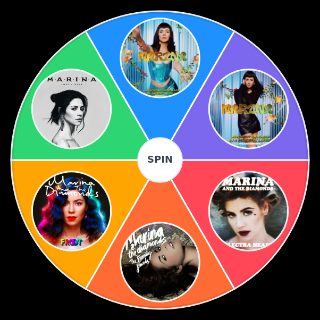 Choose a Random Marina's (and the diamonds) Albuns
