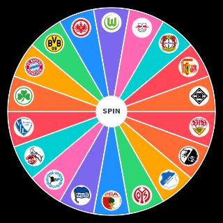 Random Bundesliga prediction 21/22 Wheel