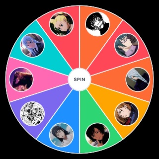 Spin the Wheel: JJK females