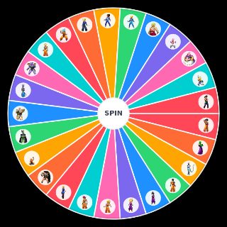Random Dragon Ball Z Extreme Butoden characters Wheel