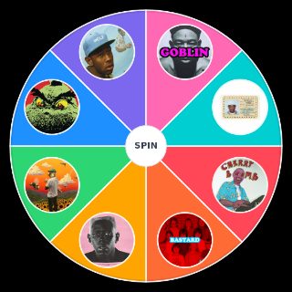 Tyler, The Creator Album Wheel