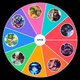 Random League of legends lulu skins Wheel