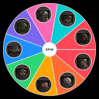 Dark and Darker classes Wheel