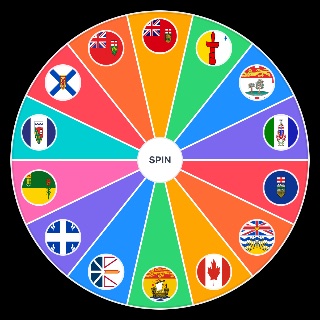 Random Canadian Province and Territory Flags Picker