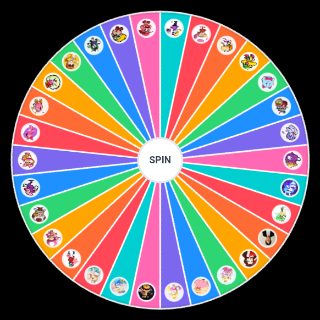 Random Hottest female Mario characters Wheel