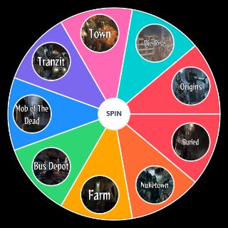 Random Bo2 Zombies Maps Wheel