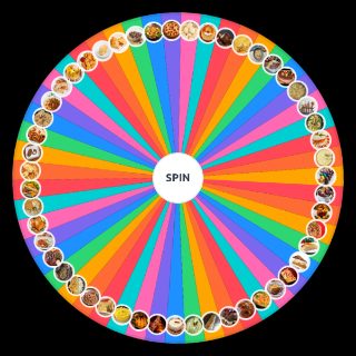 Random As melhores comidas do Brasil Wheel
