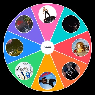 Random Travis Scott Albums Wheel