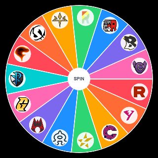Pokémon Evil Teams Wheel