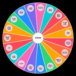 Random Mamma mia (2008) soundtrack Wheel