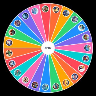 Random Disney Princess Movie Wheel