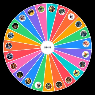Random JUSTICE LEAGUE MEMBERS Wheel