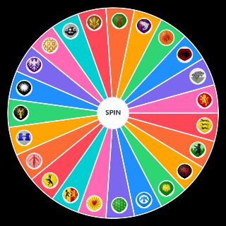 Game of Thrones Houses Wheel