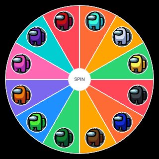 Random Among Us Colors Wheel