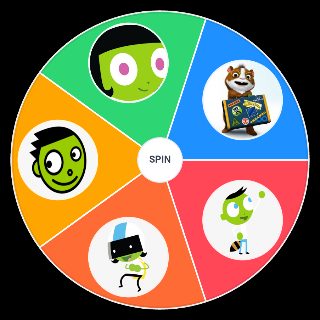 PBS KIDS Mascots Wheel