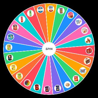 Random Lunch Snacks Wheel