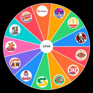 Fast Food Canada Random Generator