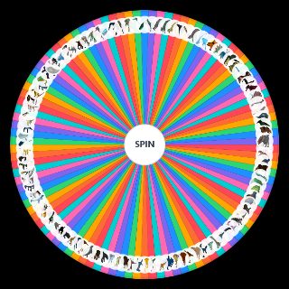 Random Dinosaur Simulator Wheel