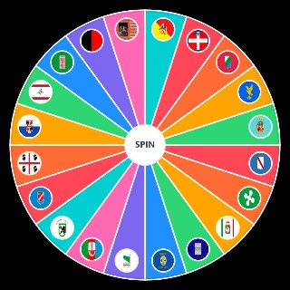 Regions of Italy Wheel