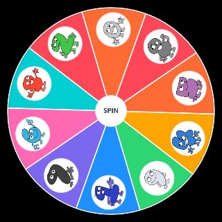 Random BFB Numbers Wheel