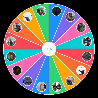 Random The Walking Dead Weapons Wheel