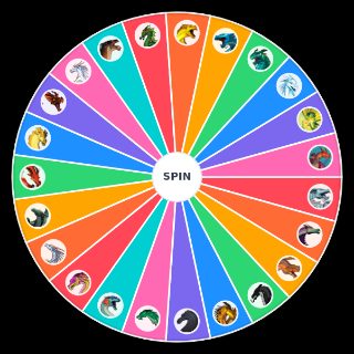 Random Wings of Fire Main Characters (Reupload) Wheel