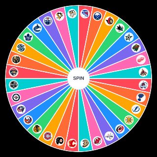 Random NHL logos 2023 24 Wheel