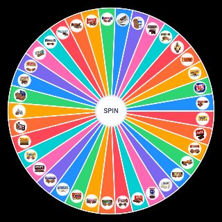 Random American Chocolate Bars Wheel