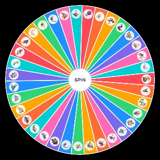 Random Pokémon Bug Types Wheel