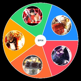 Random The strongest battle grounds characters Wheel