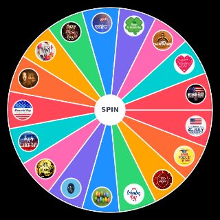Random Holiday Wheel