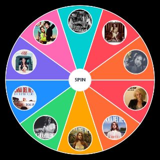 Random Lana Del Rey Albums Wheel