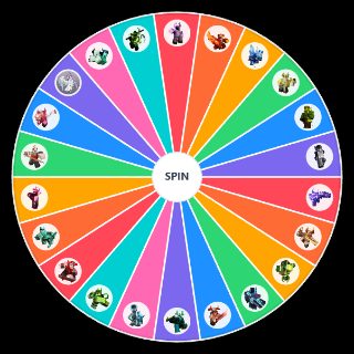 Spin the Wheel: All Phighting characters